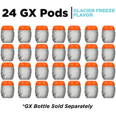 Gatorade Gx Pods Glacier Freeze pouring into a 30 oz bottle demonstration.