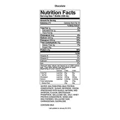 Gatorade Recover protein shake open bottle showing creamy chocolate shake