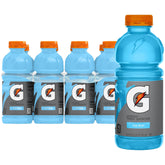 Gatorade Thirst Quencher Cool Blue 20 oz bottle front view for post-workout hydration.