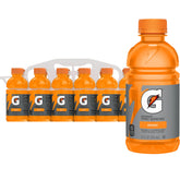 Gatorade Thirst Quencher Orange bottle front view showing quick electrolyte replacement