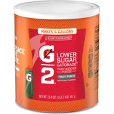 Gatorade Thirst Quencher Powder pack of 3 canisters for convenient training hydration.