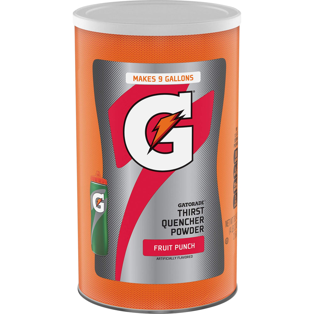 Gatorade Thirst Quencher Powder tub in Fruit Punch for bulk hydration