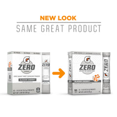 Gatorade Zero Glacier Cherry packet in a 120-pack box for easy stocking