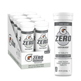 Gatorade Zero Glacier Cherry tablets tubes for on-the-go hydration.