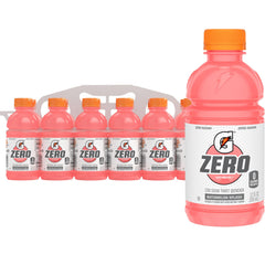 Gatorade Zero Watermelon Splash bottle pour demonstrates sugar-free hydration for workouts