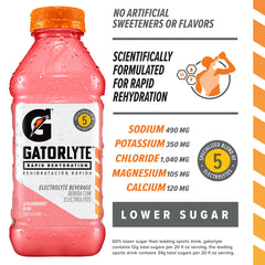 Gatorlyte Zero Sugar orange-pineapple bottle ideal for post-workout recovery