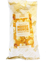 GEEGVV Moose Munch caramel popcorn pack shot, premium packaging ideal for gifting.