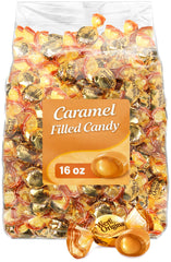 GEEOOLLAH caramel-filled candies bulk bag front view, ideal for shared snacking.
