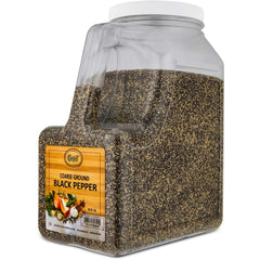Gel Spice black pepper 18-24 mesh close-up for even seasoning.