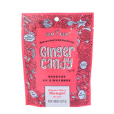 Gem Gem Ginger Candy Chews mango pack front, convenient ginger flavor for on-the-go digestion