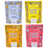 Gem Gem Ginger Chews in assorted mix; may help soothe nausea and support digestion.