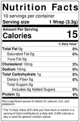 Wonder Wraps Original burrito rolled with filling for a quick meal