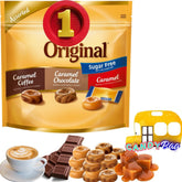 Generic All Original Sugar Free Candies bag chocolate showcases a sugar-free indulgence for on-the-go snacking.
