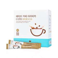 Generic A.t.o.m.y Cafe Arabica instant coffee stick for a quick, flavorful wake-up.