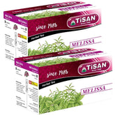 Generic Melissa Tea box packaging shows sealed freshness.
