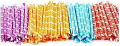 Generic Silly Stix candy straws in bright colors, ideal for goody bags and celebrations.