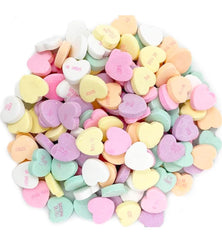 Generic Tiny Conversation Hearts are ideal for parties and group sharing.