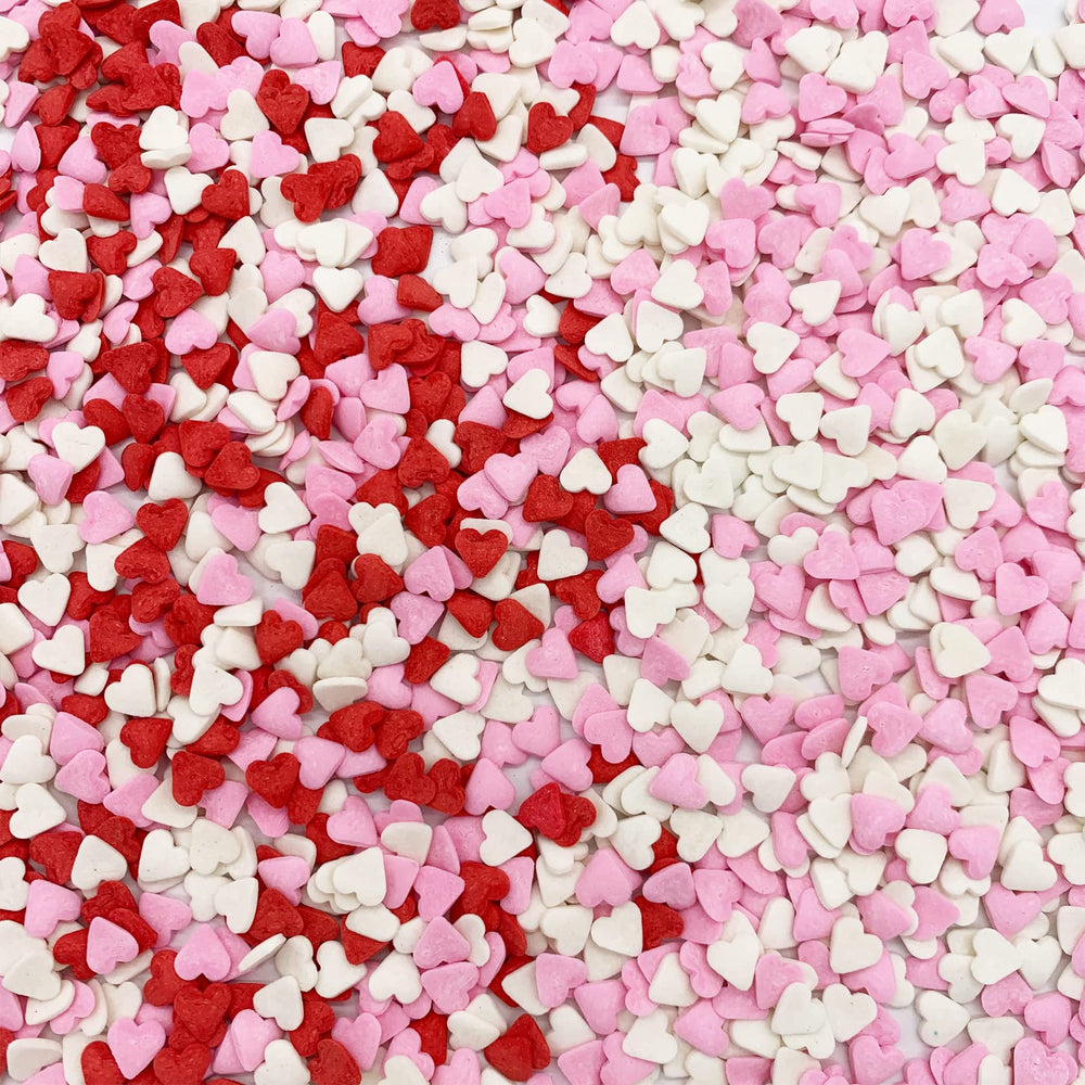 GEORLD Sprinkle Mix Pink Valentine bottles for festive baking decoration.