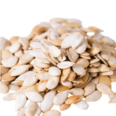 GERBS pumpkin seeds in-shell, roasted and unsalted, ideal for healthy snacking.