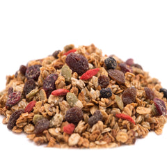 GERBS Gerbs Super 5 Fruit Granola bag with resealable packaging for freshness