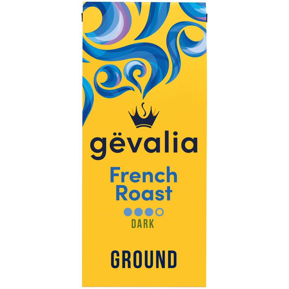 Gevalia French Roast coffee bag with rich aroma ready to awaken mornings