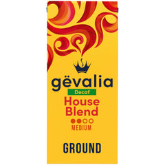 Gevalia House Blend Decaf aroma closeup showing rich, inviting scent