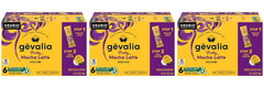 Gevalia mocha latte K-Cup pods on box for quick home brewing