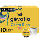 Gevalia Special Reserve Costa Rica K-Cup box with single-origin pods for rich aroma.