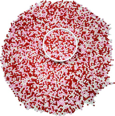 Sprinkles on a frosted cake, Gevog pearls enhance Valentine treats