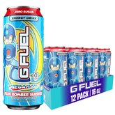 G Fuel Blue Bomber Slushee can boosts focus during gaming sessions.