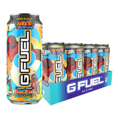 G Fuel Sage Mode Pomelo White Peach can for zero sugar energy during gaming sessions.