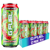 G Fuel Watermelon Limeade can front view shows energy-boosting flavor