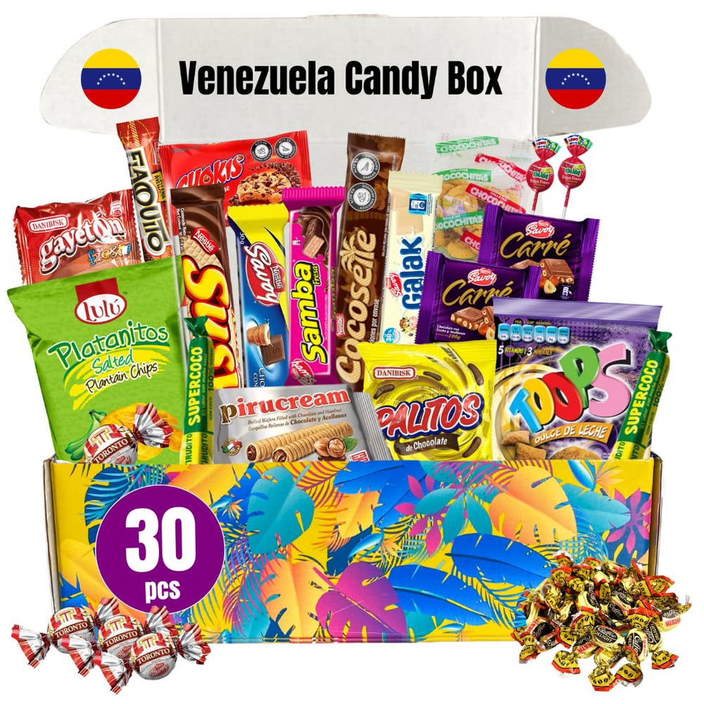 GG LATIN SABOR Venezuelan candy box assortment for sharing