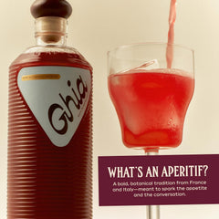 Ghia aperitif rosemary herbs hint adds aromatic depth