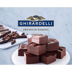 Ghirardelli baking bar melting into ganache for desserts