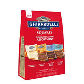 Ghirardelli bag of chocolate caramel squares assortment for gifting and sharing.