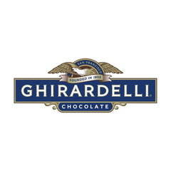 Ghirardelli dark chocolate powder can texture, ideal for rich dark mochas.