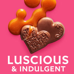 Heart-shaped Ghirardelli chocolates, romantic gift idea for a loved one.