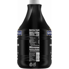 Ghirardelli premium chocolate sauce close-up showing glossy finish for desserts