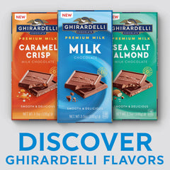 Ghirardelli packaging and premium ingredients signaling quality.