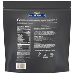 Ghirardelli Premium White Coating Wafers melt smoothly for even coating