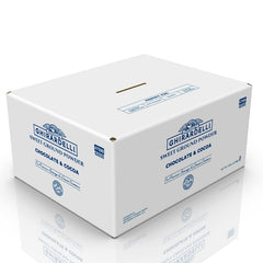 Ghirardelli Sweet Ground Chocolate Powder incorporated into baking for deep chocolate notes.