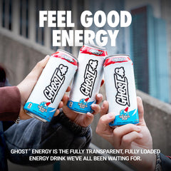 GHOST Merica Pop 12-pack case shot for on-the-go energy supply