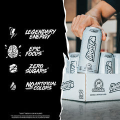GHOST Energy Original mixer-ready setup great for creating your own drinks