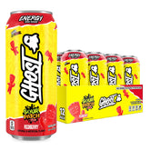 Ghost Energy Sour Patch Kids Redberry can showing energizing flavor and focus support
