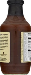 G Hughes SugarFree Maple Brown jar label detail