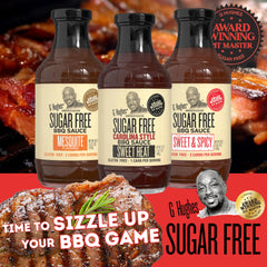 G Hughes gluten-free BBQ sauce label on bottle