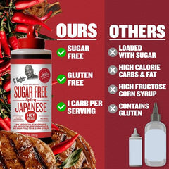 Stir-fry vegetables glazed with G Hughes spicy Japanese BBQ for a glossy finish.