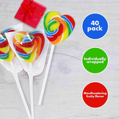 Gift Boutique individually wrapped lollipops stay fresh and easy to share