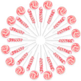 Gift Boutique pink swirl lollipops perfect for party favors and dessert tables.